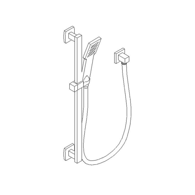 Artos F703-5 Flexible Hose Shower Kit with Safire Slide Bar - Parent