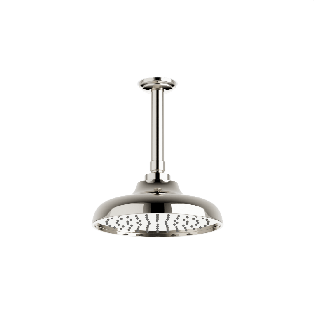 Artos F901-24CL Classic 8" Rain Shower Head on Ceiling Mount Arm