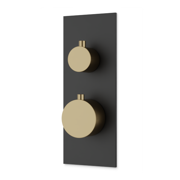 Artos F903B-63TK Otella Thermostat with 3-Way Diverter & Off Position Linear Trim Kit