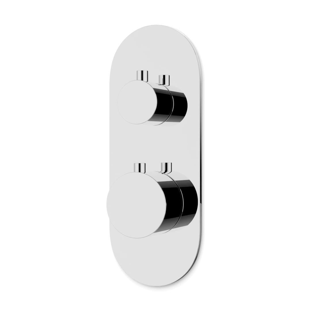 Artos F903B-66TK Opera Thermostat with 3-Way Diverter & Off Position Linear Trim Kit