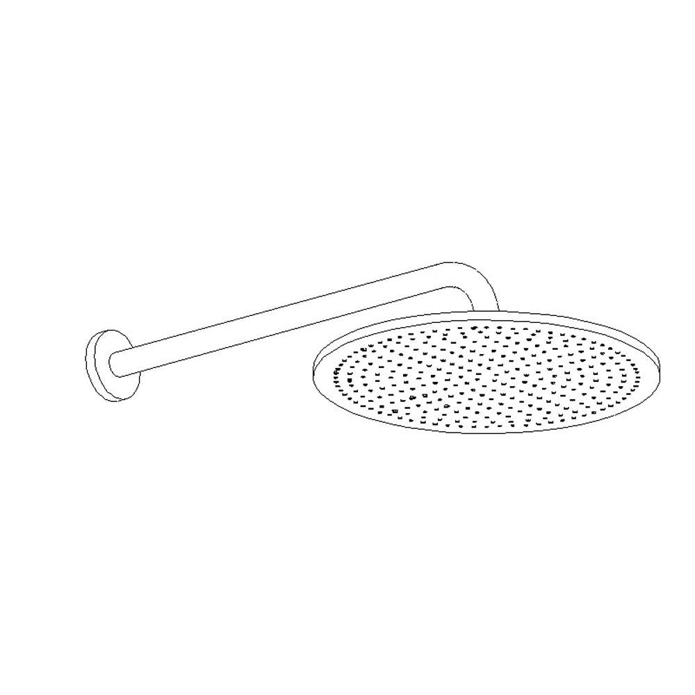 Artos F907-1/12 Opera 12" Shower Rainhead Wall Mount