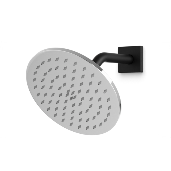 Artos F907-11 R+S 8" Shower Rainhead Wall Mount Angled Arm