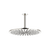 Artos F907-16/5 Opera 12" Shower Rainhead Ceiling Mount 4.75" Arm