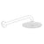 Artos F907-1 Opera 8" Shower Rainhead Wall Mount