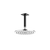 Artos F907-4/5 8" Shower Rainhead Ceiling Mount 4.75" Arm R+S