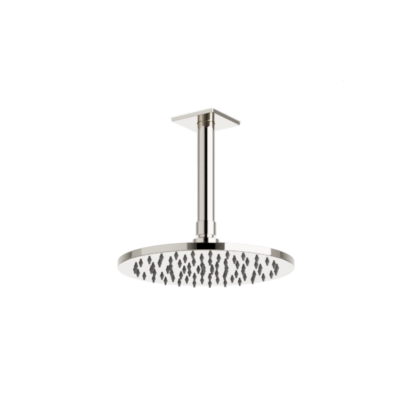 Artos F907-4/5 8" Shower Rainhead Ceiling Mount 4.75" Arm R+S