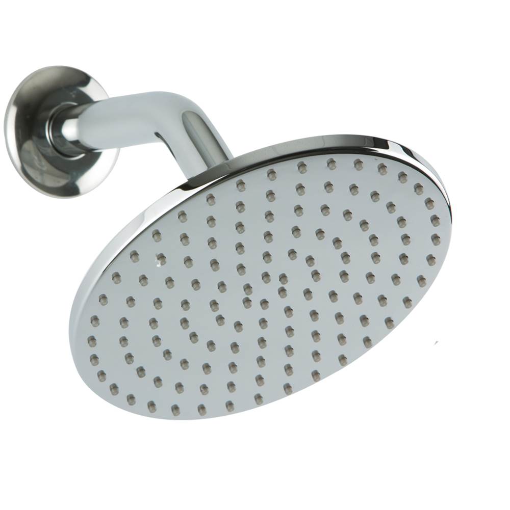 Artos F907-74 6" Shower Rainhead Wall Mount Angled Arm RND