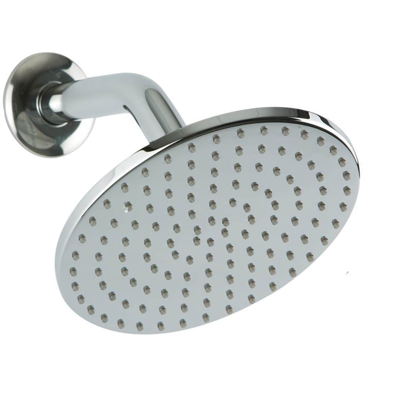 Artos F907-74 6" Shower Rainhead Wall Mount Angled Arm RND