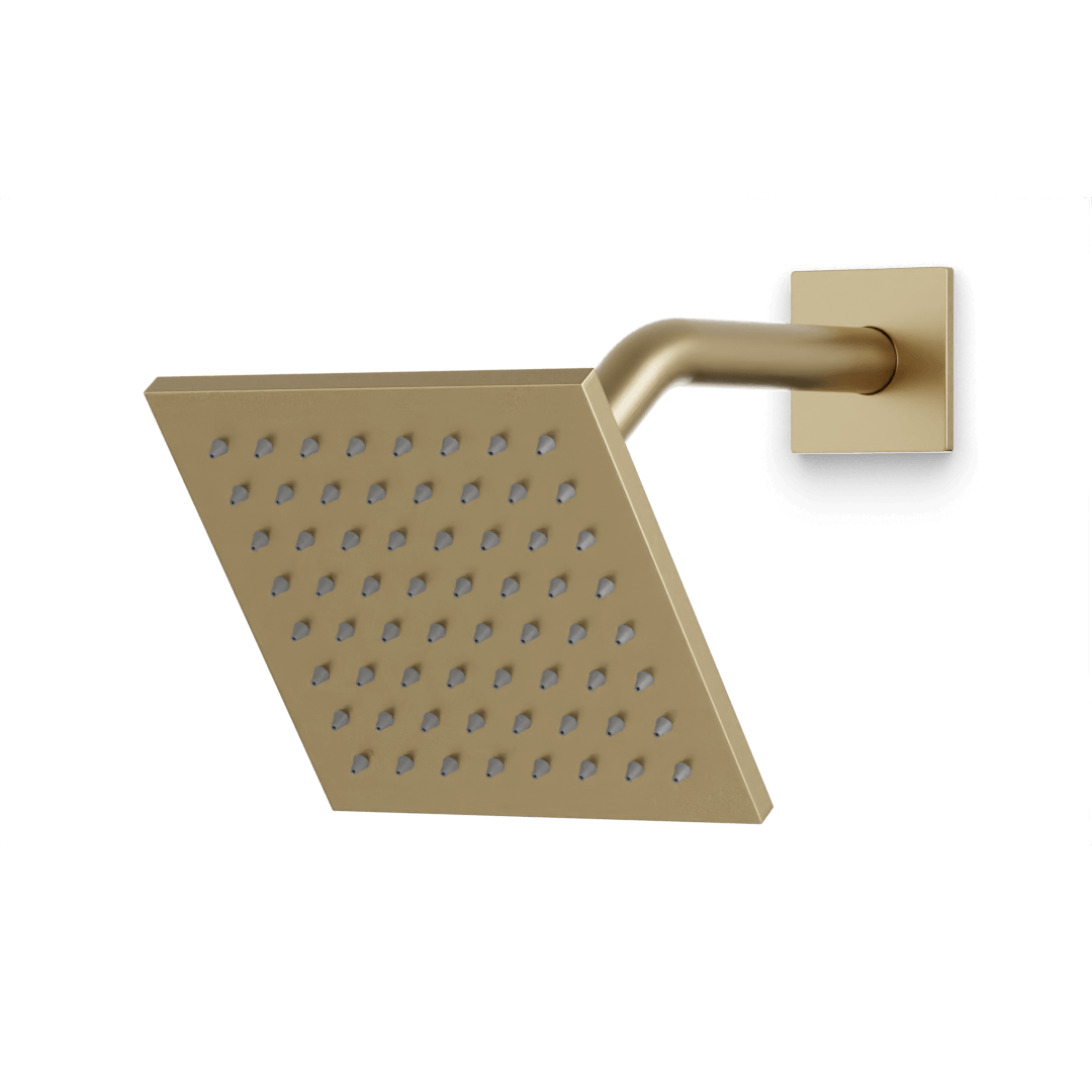 Artos F907-75 6" Shower Rainhead Wall Mount Angled Arm SQU