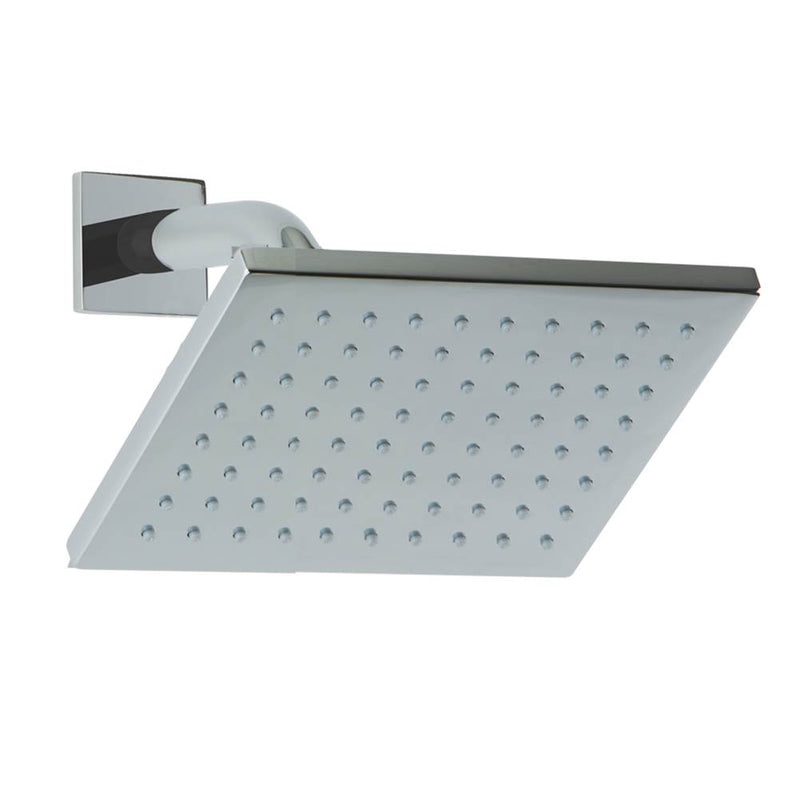Artos F907-76 6" Shower Rainhead Wall Mount Angled Arm R+S