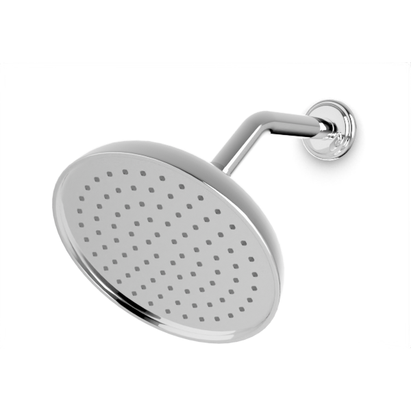 Artos F907-9CL Classic 8" Shower Head on Angled Arm