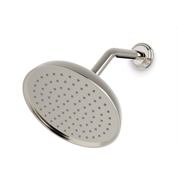 Artos F907-9CL Classic 8" Shower Head on Angled Arm