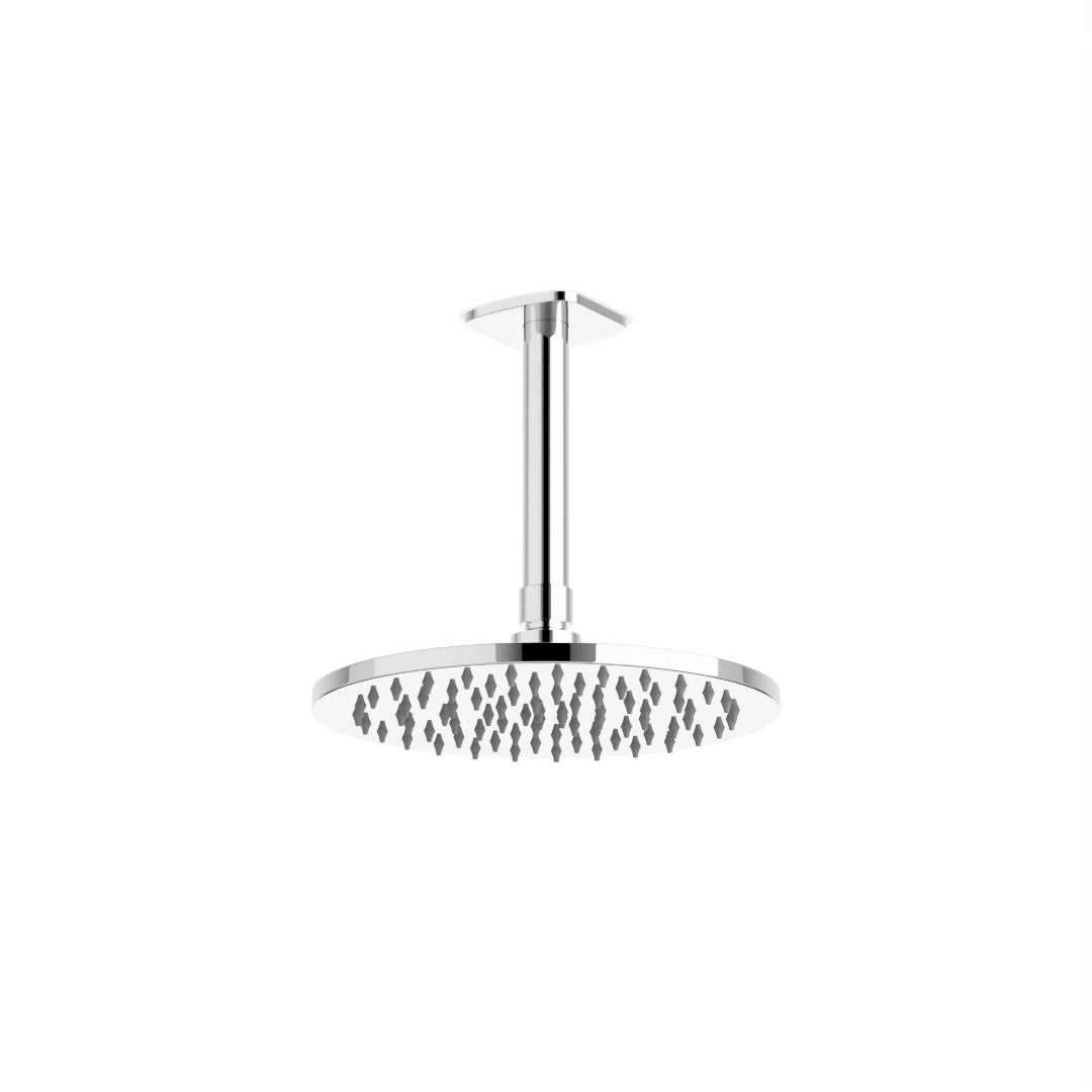Artos F924C8 Harmony 8" Rain Shower Head on Ceiling Mount Arm