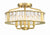 Crystorama FAR-6000-AG Libby Langdon for Crystorama Farris 4 Light Ceiling Mount - Aged Brass