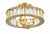 Crystorama FAR-6000-AG Libby Langdon for Crystorama Farris 4 Light Ceiling Mount - Aged Brass
