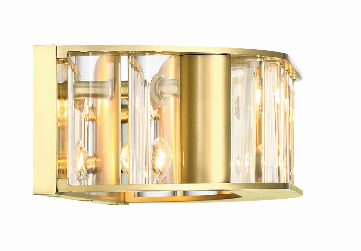 Crystorama FAR-6005-AG Libby Langdon for Crystorama Farris 4 Light Bathroom Vanity - Aged Brass