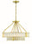 Crystorama FAR-6006-AG Libby Langdon for Crystorama Farris 6 Light Chandelier - Aged Brass