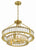 Crystorama FAR-6006-AG Libby Langdon for Crystorama Farris 6 Light Chandelier - Aged Brass