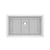 Riobel FAUM3018 Fonsa 30" Quartz Single Bowl Undermount Kitchen Sink