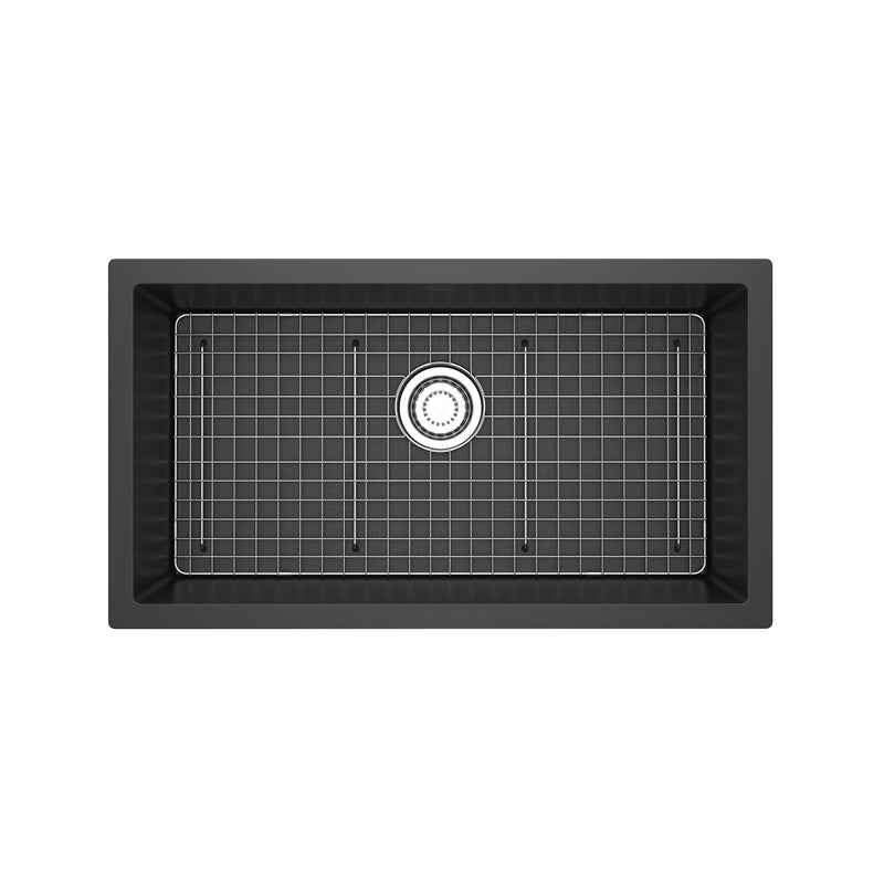 Riobel FAUM3318 Fonsa 33" Quartz Single Bowl Undermount Kitchen Sink - Parent