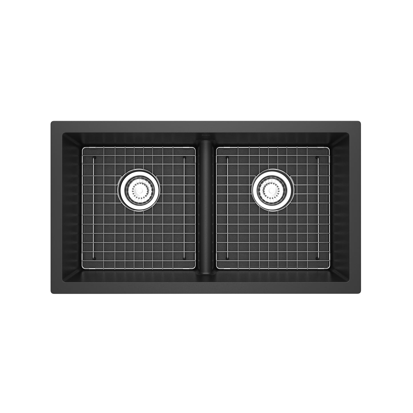 Riobel FAUM3318LD Fonsa 33" Double Bowl Undermount Quartz Kitchen Sink - Parent