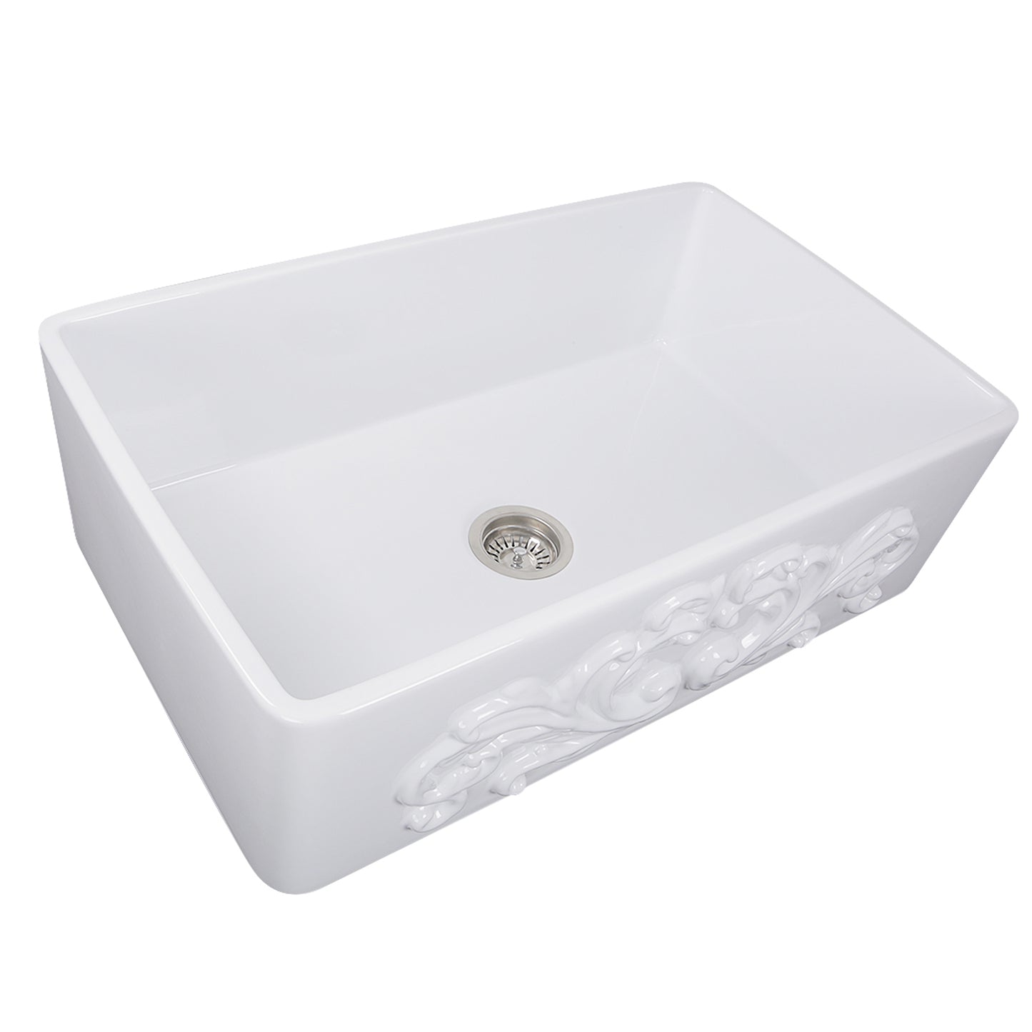 Nantucket Sinks FCFS3320S 33-Inch Farmhouse Fireclay Sink
