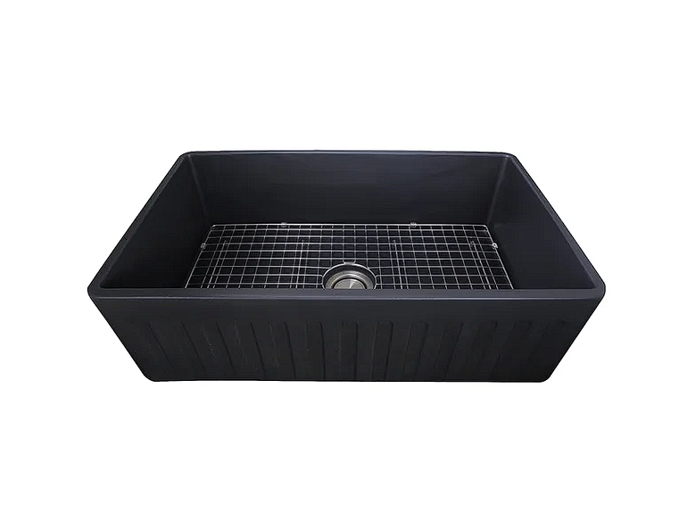 Nantucket Sinks FCFS3320S 33-Inch Farmhouse Fireclay Sink