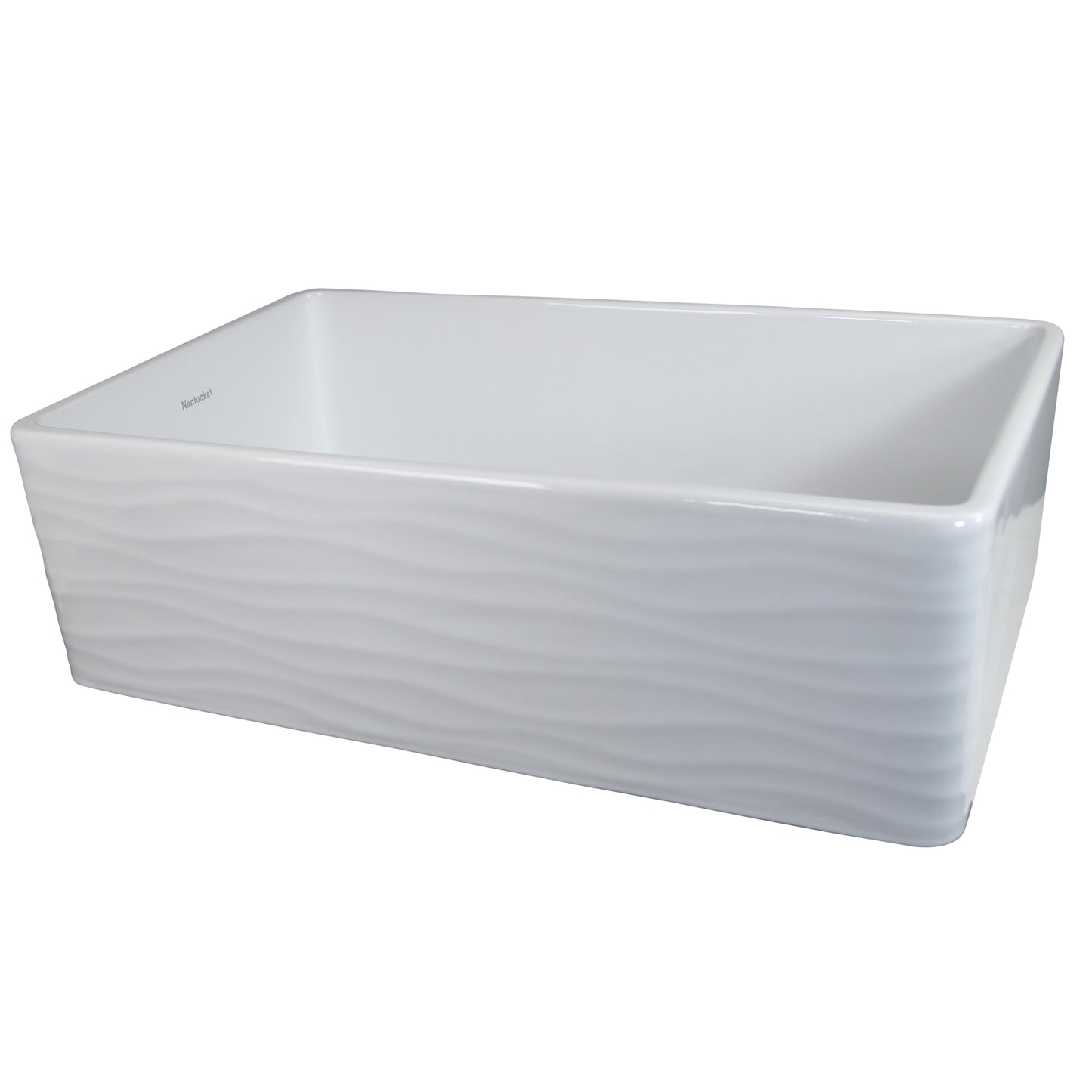 Nantucket Sinks FCFS3320S 33-Inch Farmhouse Fireclay Sink