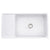 Nantucket Sinks FCFS36-DB 36 Inch Italian Farmhouse Fireclay Sink with Built-In Drainboard