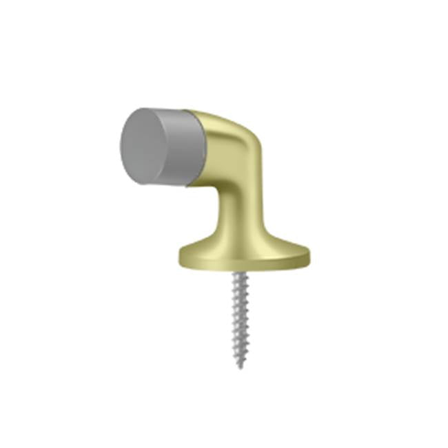 Deltana FDB138 Floor Door Bumper 1-3/8, Solid Brass