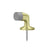 Deltana FDB138 Floor Door Bumper 1-3/8, Solid Brass