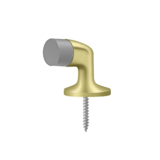Deltana FDB138 Floor Door Bumper 1-3/8, Solid Brass