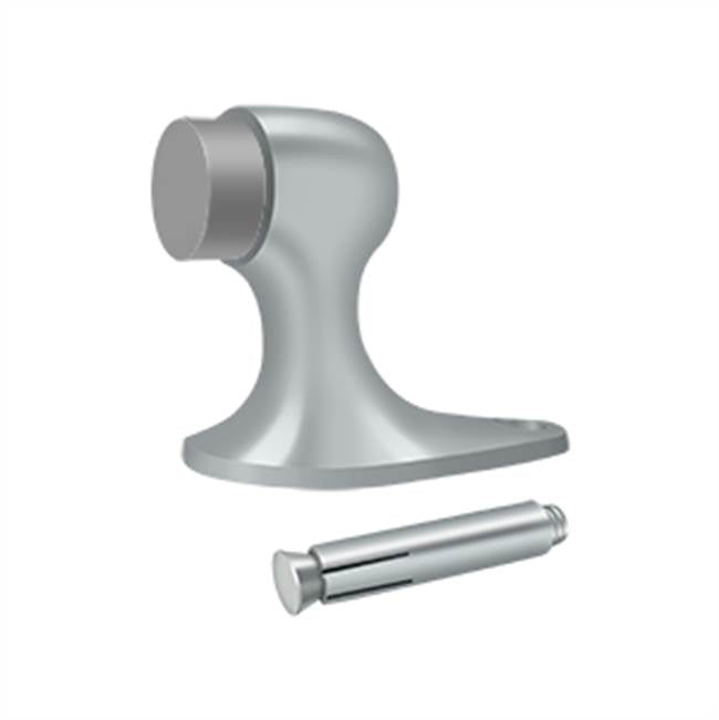 Deltana FDB218 Floor Door Bumper 2-1/8, Solid Brass