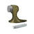 Deltana FDB218 Floor Door Bumper 2-1/8, Solid Brass