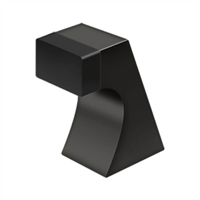 Deltana FDB250 Floor Door Bumper 2-1/2, Contemporary, Solid Brass