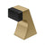 Deltana FDB250 Floor Door Bumper 2-1/2, Contemporary, Solid Brass