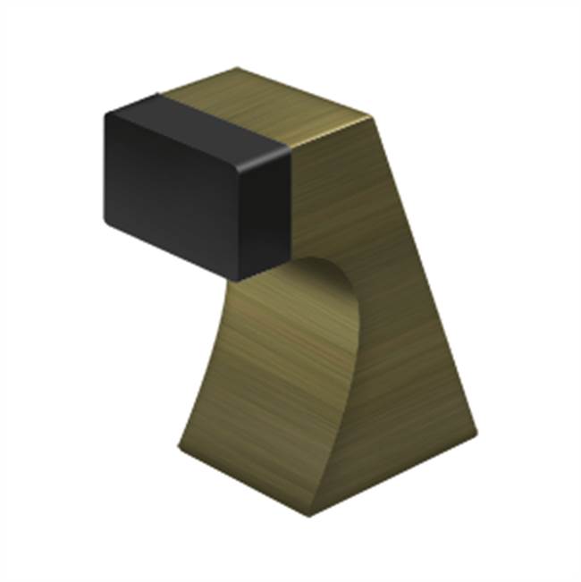 Deltana FDB250 Floor Door Bumper 2-1/2, Contemporary, Solid Brass