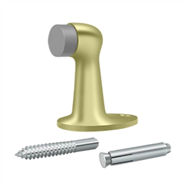 Deltana FDB278 Floor Door Bumper 2-7/8, Solid Brass