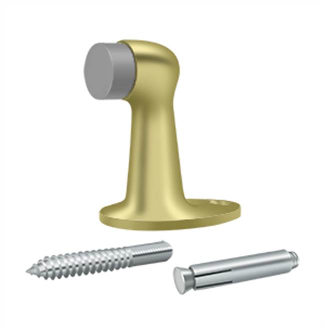Deltana FDB278 Floor Door Bumper 2-7/8, Solid Brass