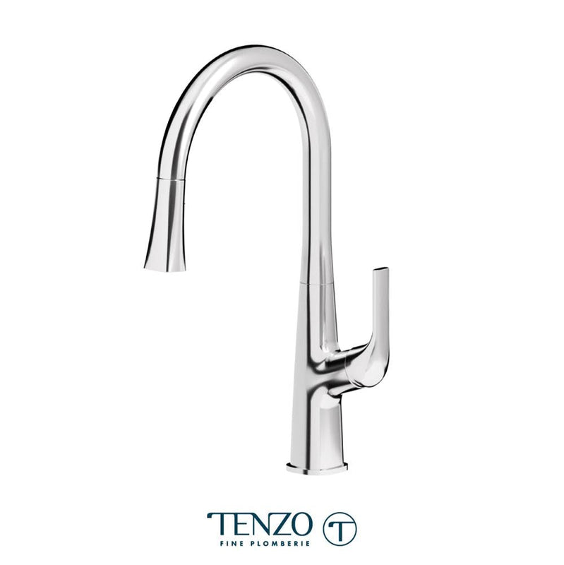 Tenzo FE130 Single-Handle Kitchen Faucet Felicia With Pull-Down & 2-Function Hand Shower