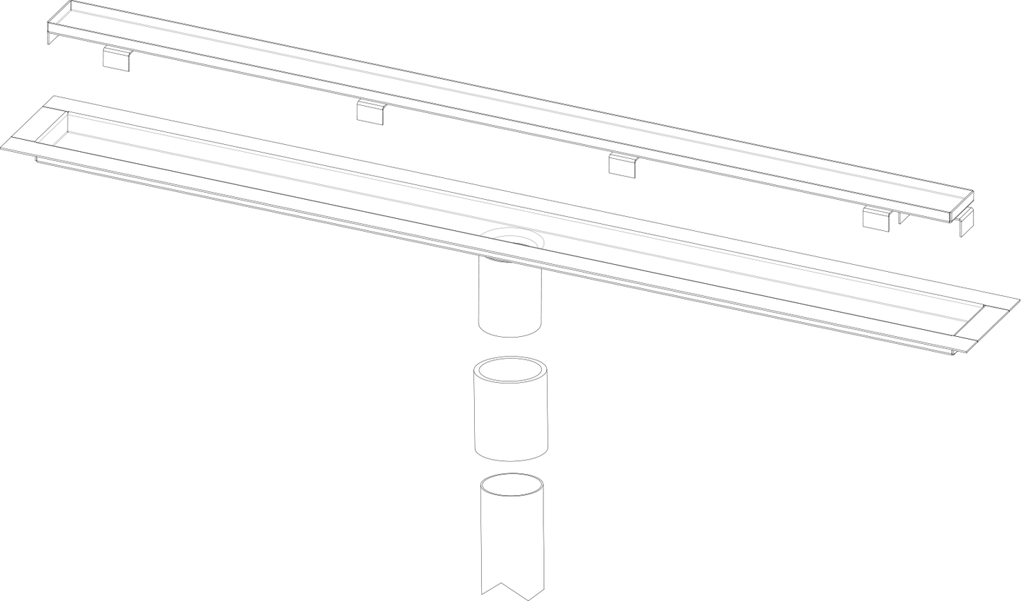Infinity Drain FFTIF 6524 24" Complete Kit for FFTIF 65 - Parent