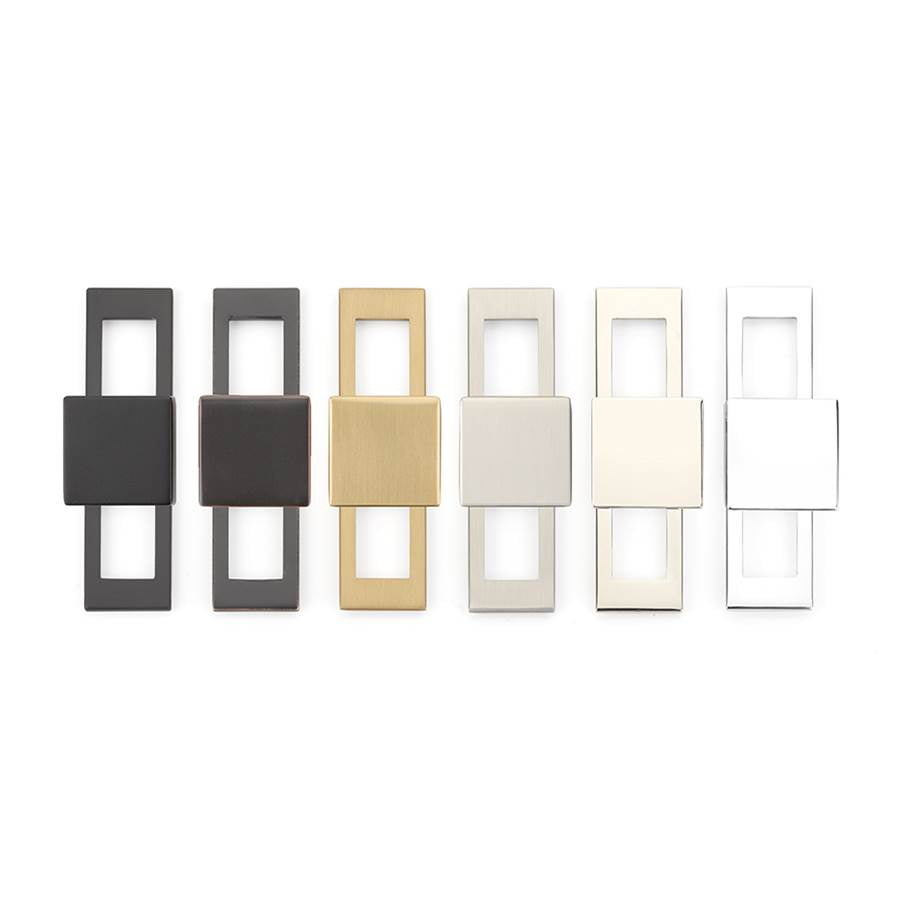 Emtek 86921 Modern Backplate for cabinet knob , 4" Overall - Parent