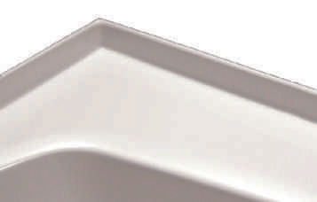 Molded Tile Flange 2 Sided