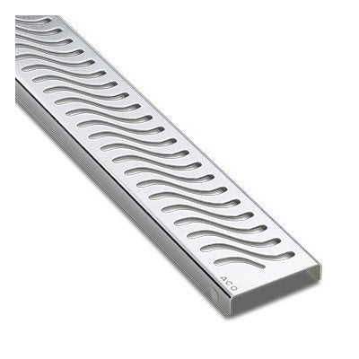 Quartz 37371 Flag Stainless Steel Grate 35.43”