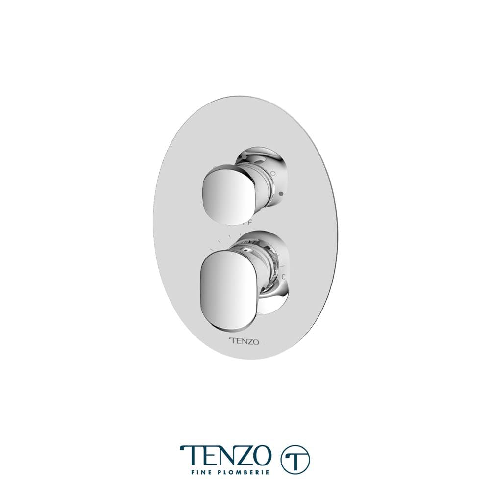 Tenzo FLPB33-CR Fluvia T-Box Valve 3 Functions Pressure Balance Chrome Finish