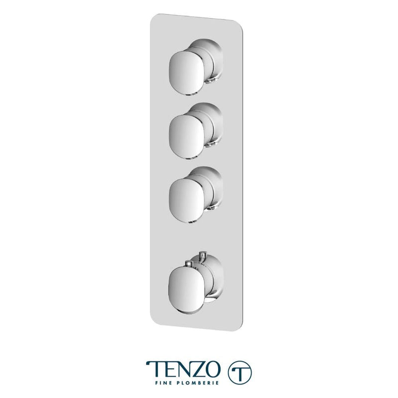 Tenzo FLT43-CR Extenza Valve Fluvia Thermo. 3 Functions Chrome