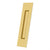 Deltana FP10225 Flush Pull, Rectangular, HD, 10 x 2-1/4 x 1/2, Solid Brass - Parent