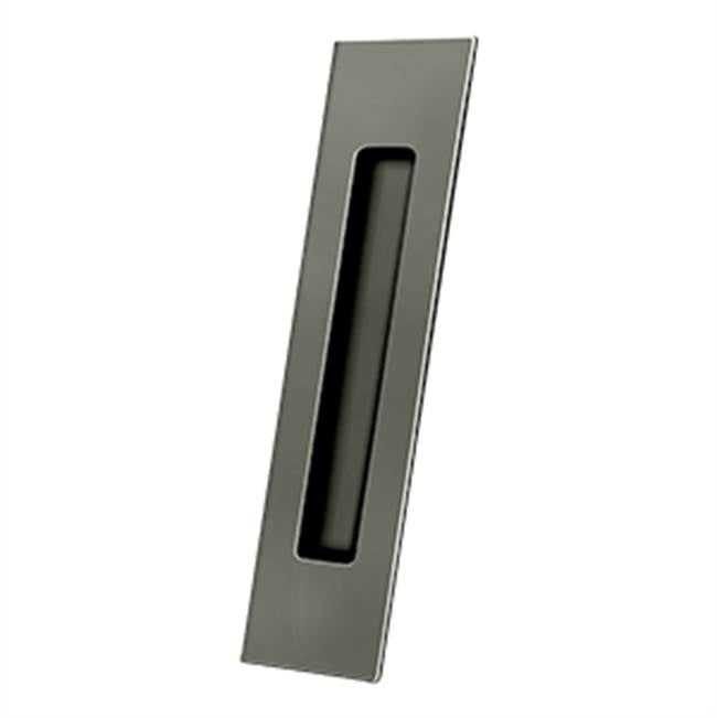 Deltana FP10225 Flush Pull, Rectangular, HD, 10 x 2-1/4 x 1/2, Solid Brass