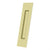 Deltana FP10225 Flush Pull, Rectangular, HD, 10 x 2-1/4 x 1/2, Solid Brass
