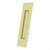 Deltana FP10225 Flush Pull, Rectangular, HD, 10 x 2-1/4 x 1/2, Solid Brass
